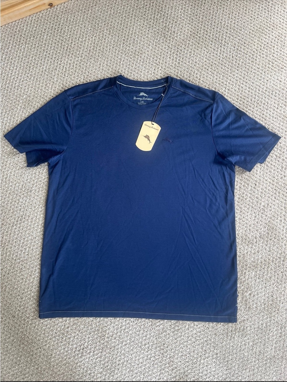 Tommy Bahama Men’s Navy Short-Sleeve Performance Tee